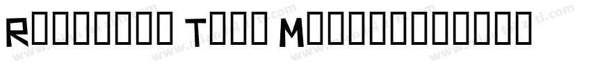 Richmond Text Medium字体转换